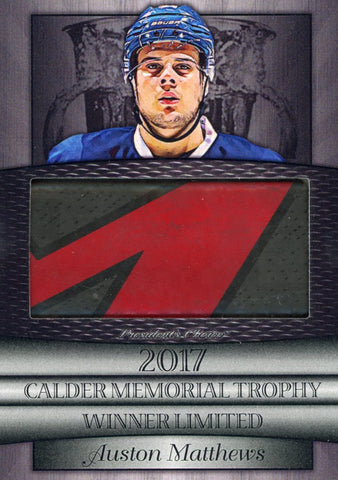 Auston Mathews Calder Memorial Winners - Limited Silver 2/10