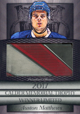 Auston Mathews Calder Memorial Winners - Limited Silver 4/10