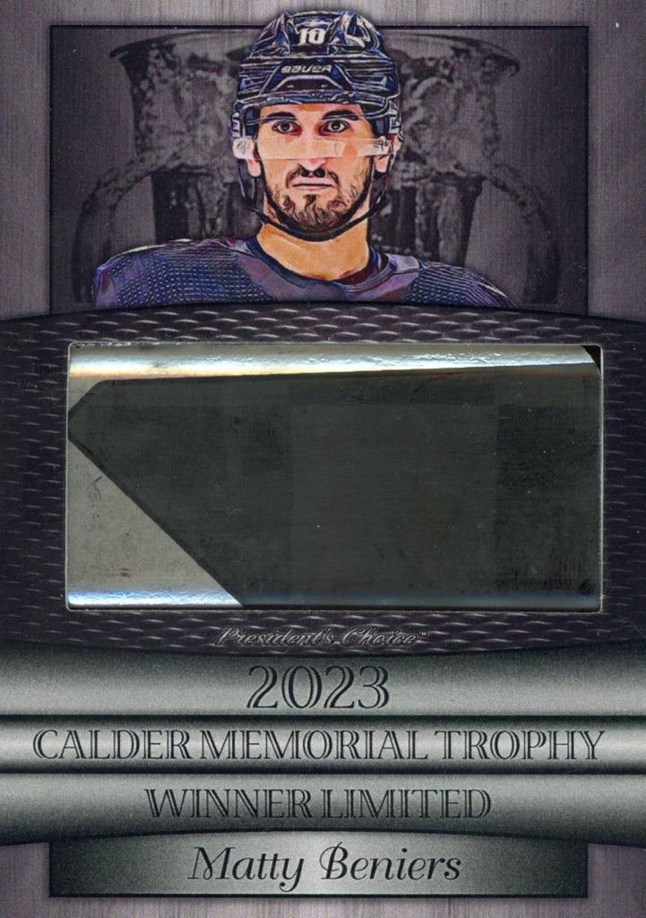Matty Beniers Calder Memorial Winners - Limited Silver 1/10