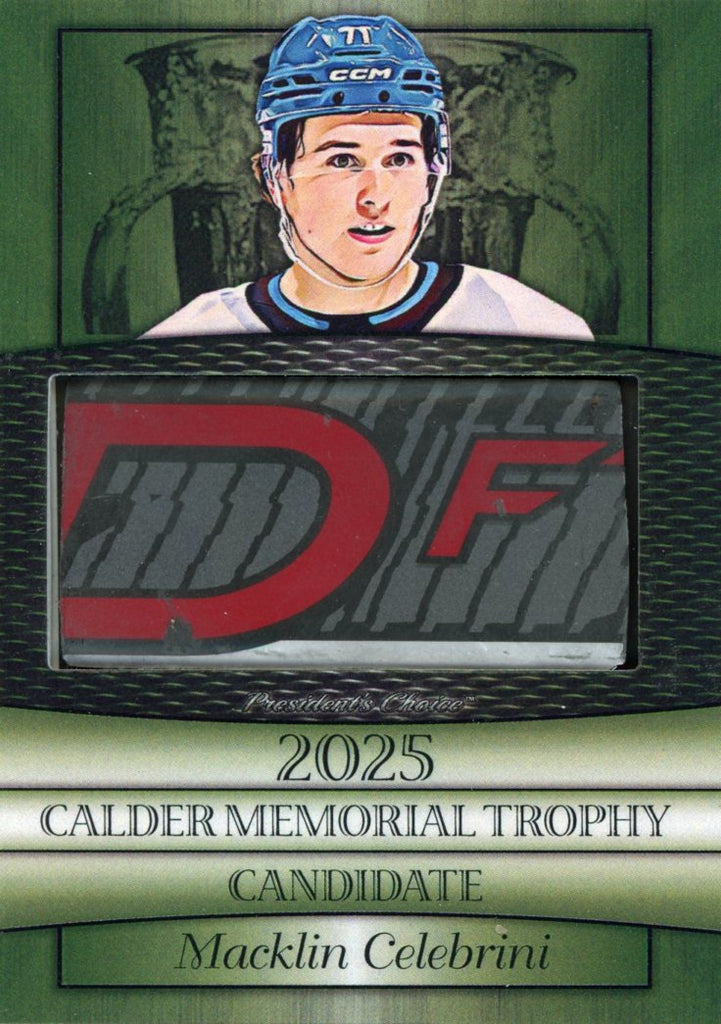 Macklin Celebrini 2025 Candidates - Green 10/10