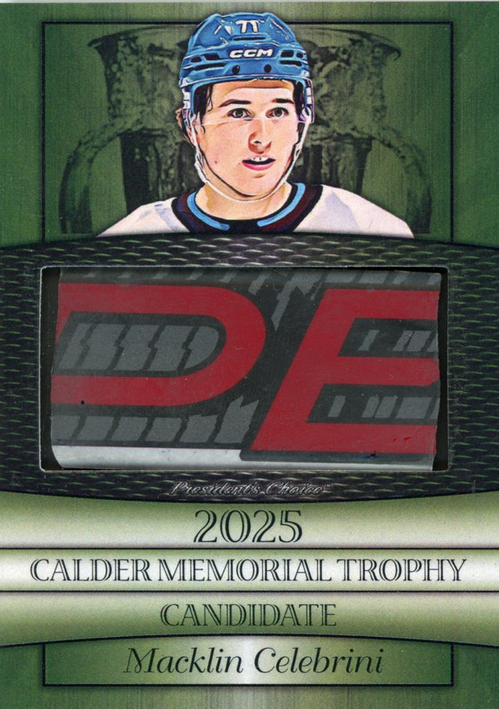 Macklin Celebrini 2025 Candidates - Green 1/10