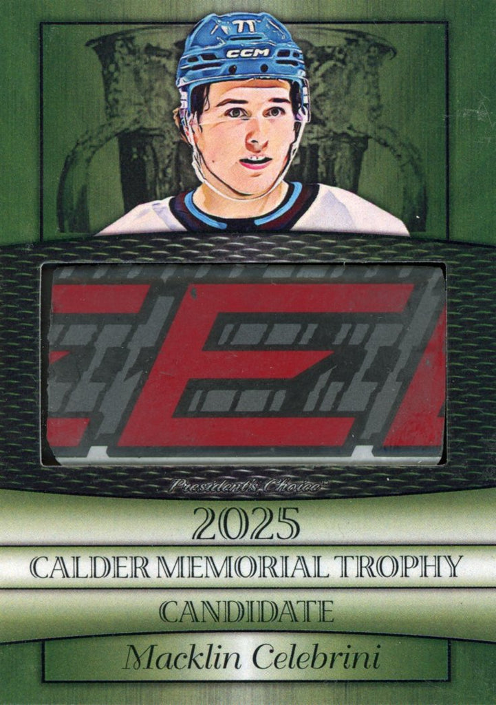 Macklin Celebrini 2025 Candidates - Green 6/10