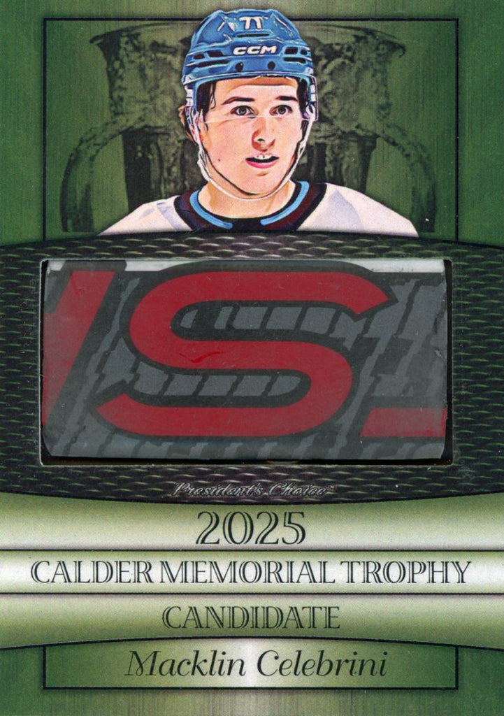 Macklin Celebrini 2025 Candidates - Green 7/10