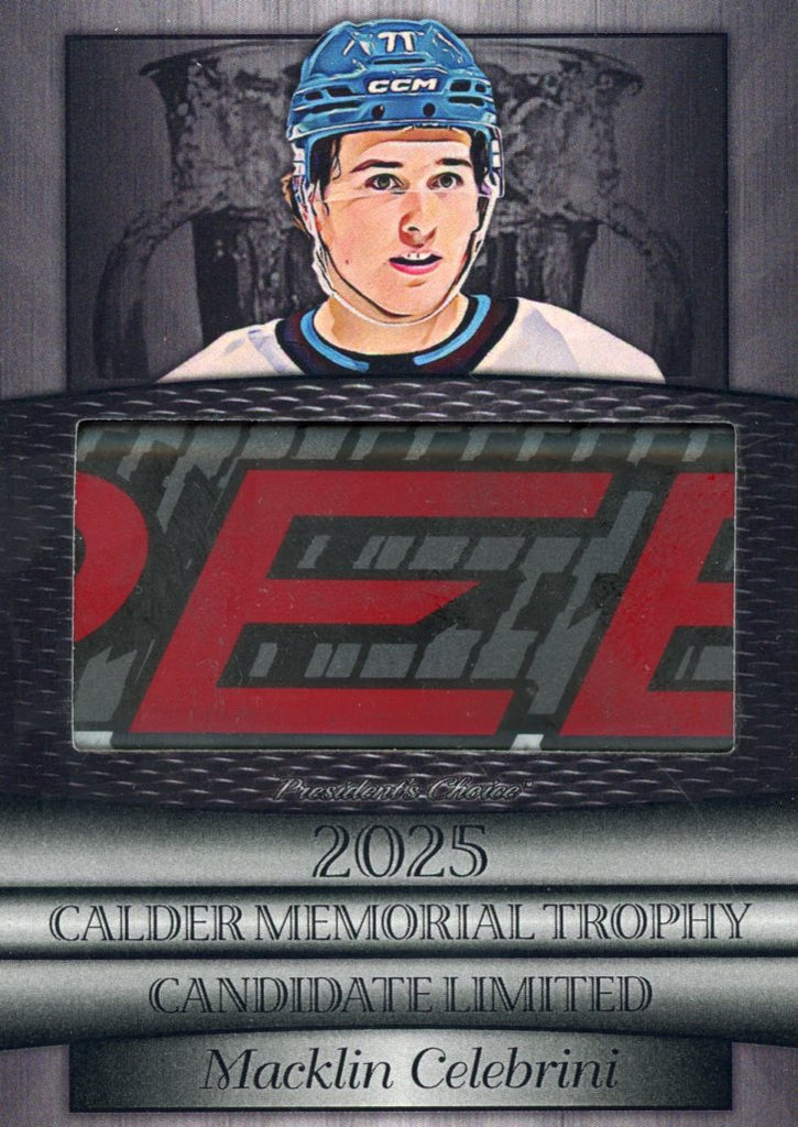 Macklin Celebrini 2025 Candidates - Limited Silver 3/10