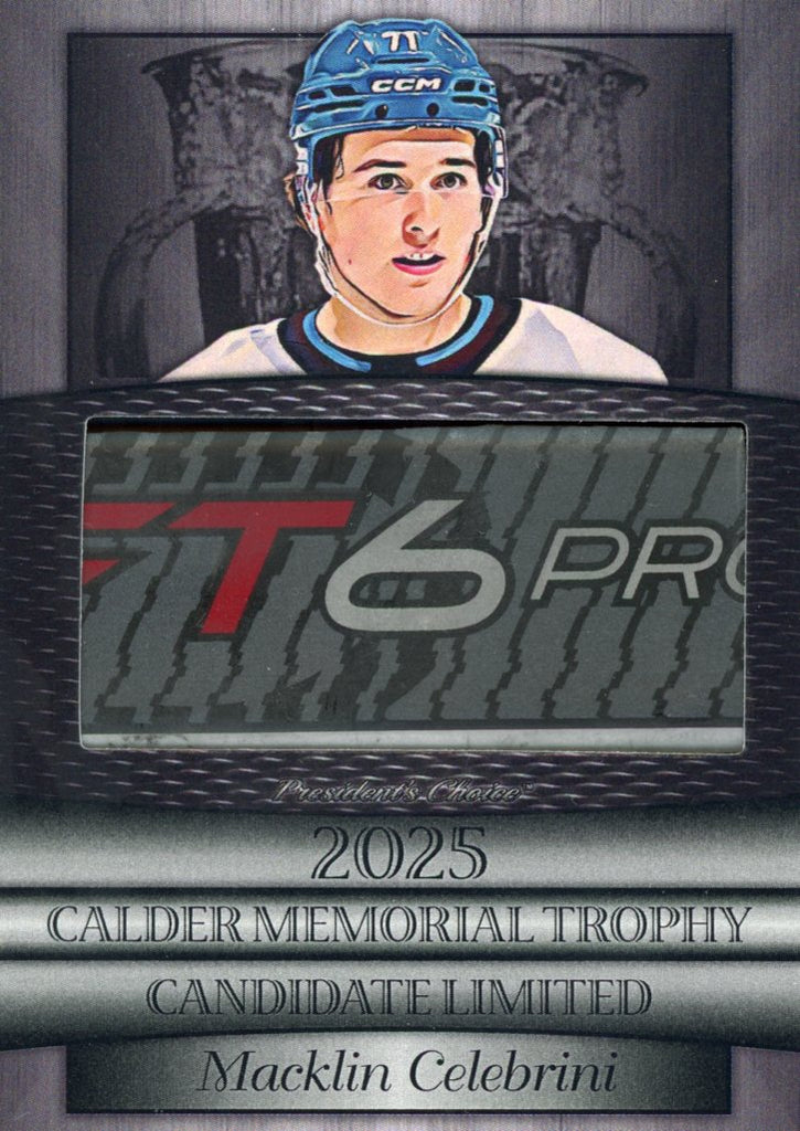 Macklin Celebrini 2025 Candidates - Limited Silver 6/10