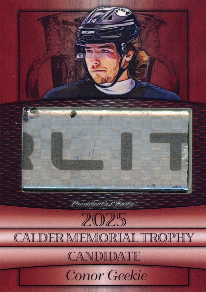 Conor Geekie 2025 Candidates - Red 2/10