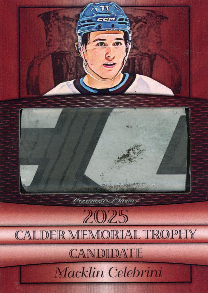 Macklin Celebrini 2025 Candidates - Red 1/10