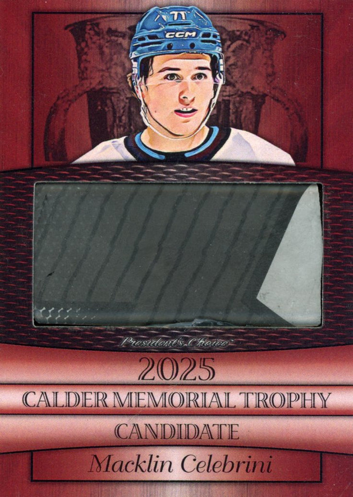 Macklin Celebrini 2025 Candidates - Red 4/10