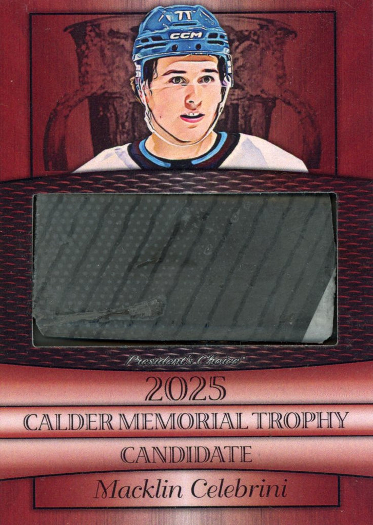 Macklin Celebrini 2025 Candidates - Red 5/10