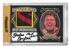 Brutus Beefcake In the Ring Auto/Memo Gold with Inscription 1/1