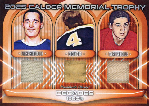 Decades 1960s Mahovlich, Orr, Sawchuk 5/5