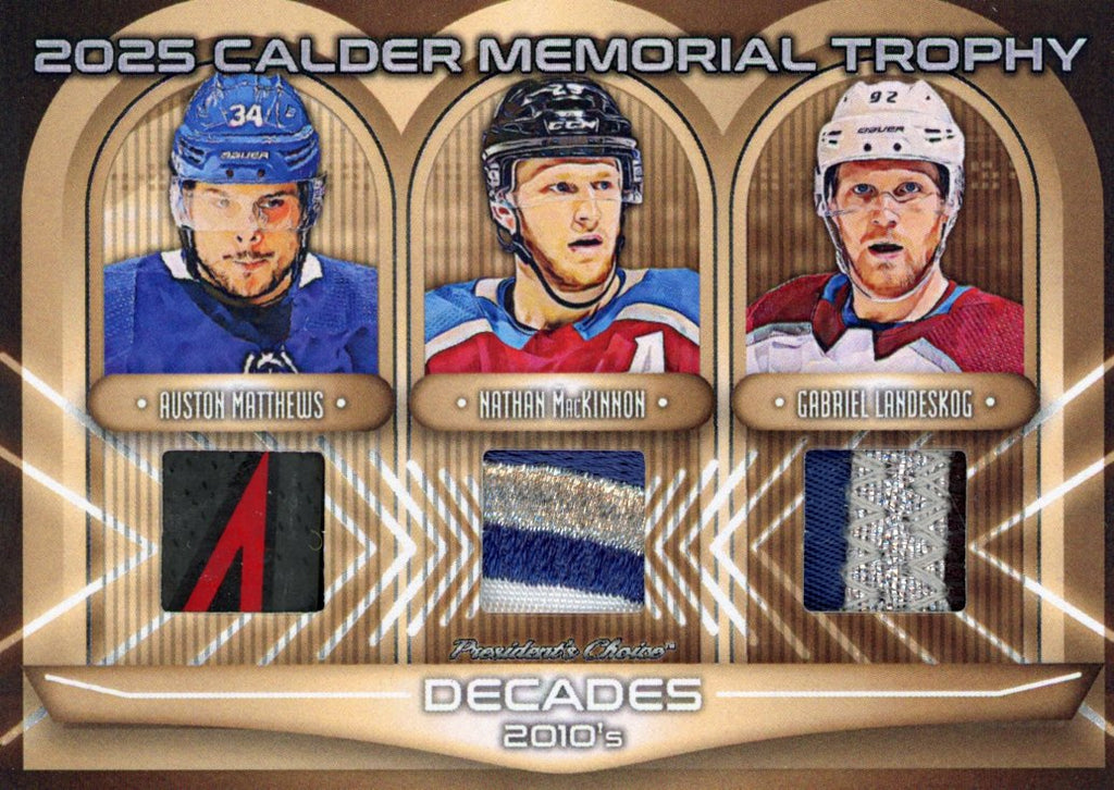 Decades 2010s Matthews, MacKinnon, Landeskog 5/5