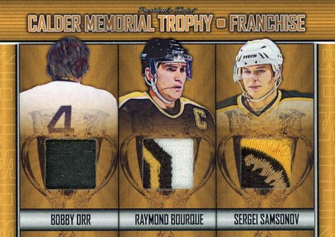 Boston Bruins Orr, Bourque, Samsonov Franchise 1/5