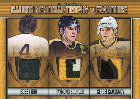 Boston Bruins Orr, Bourque, Samsonov Franchise 4/5
