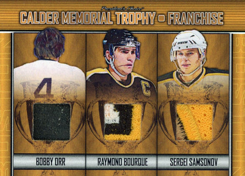 Boston Bruins Orr, Bourque, Samsonov Franchise 5/5
