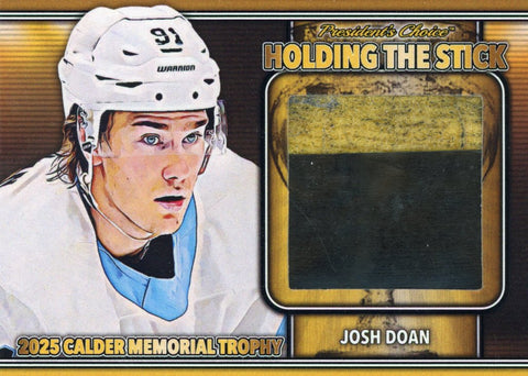 Josh Doan Holding the Stick - Candidates Gold 1/1