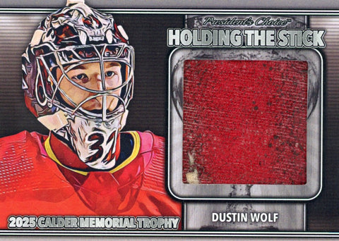 Dustin Wolf Holding the Stick - Candidates Silver 1/4