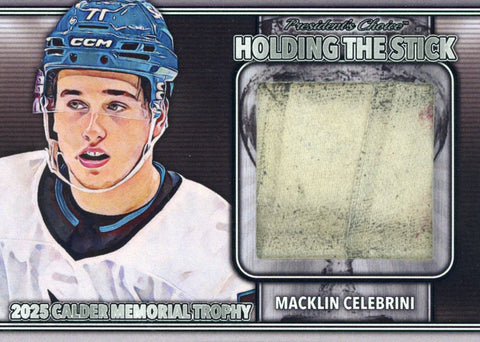 Macklin Celebrini Holding the Stick - Candidates Silver 4/4