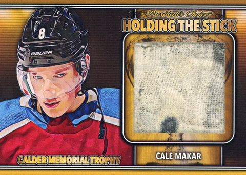 Cale Makar Holding the Stick - Winners Gold 1/1