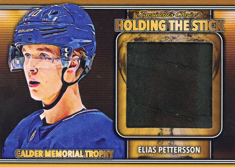 Elias Pettersson Holding the Stick - Winners Gold 1/1