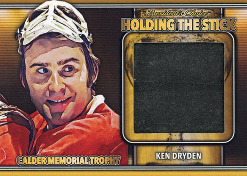 Ken Dryden Holding the Stick - Winners Gold 1/1