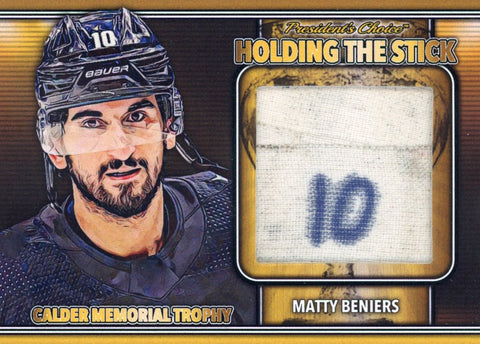 Matty Beniers Holding the Stick - Winners Gold 1/1