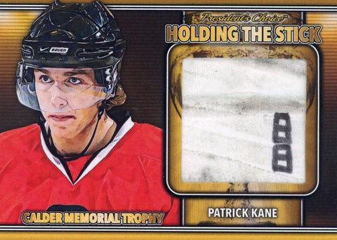 Patrick Kane Holding the Stick - Winners Gold 1/1