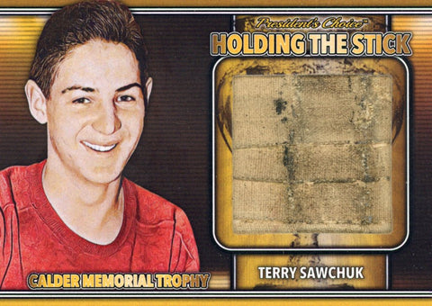 Terry Sawchuk Holding the Stick - Winners Gold 1/1