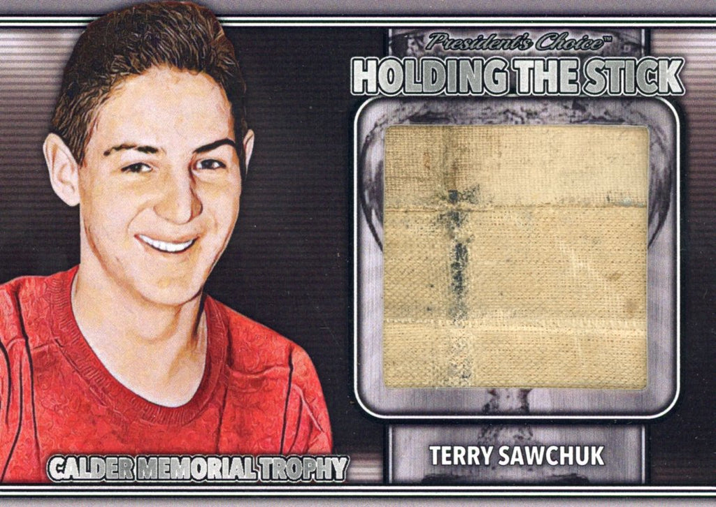 Terry Sawchuk Holding the Stick - Winners Silver 2/4