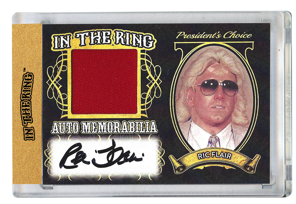 Ric Flair #1 In the Ring Auto/Memo Gold /15
