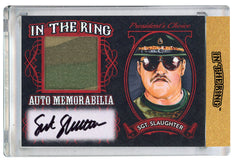 Sgt. Slaughter In the Ring Auto/Memo Red /39*
