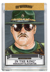 Sgt. Slaughter In the Ring Art Card 1 of 1