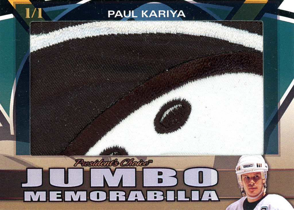 Paul Kariya Jumbo Memorabilia 1/1