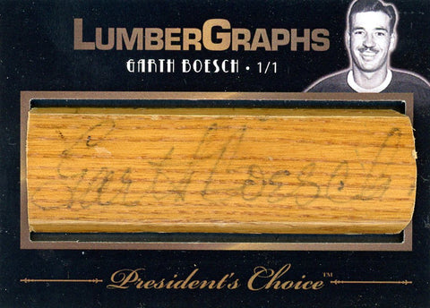 Garth Boesch LumberGraphs 1/1