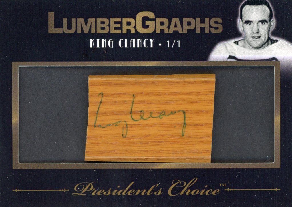 King Clancy LumberGraphs 1/1