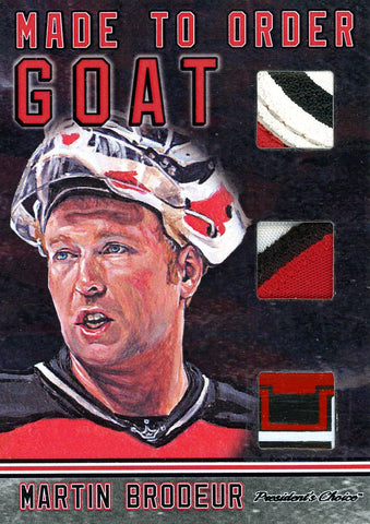 Made To Order GOAT Martin Brodeur 1/1