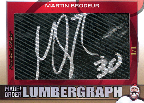 Martin Brodeur MTO LumberGraphs #1 1/1