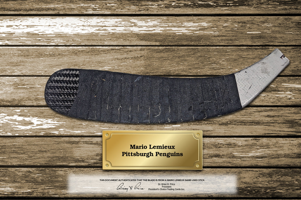 Mario Lemieux Game Used Stick Blade