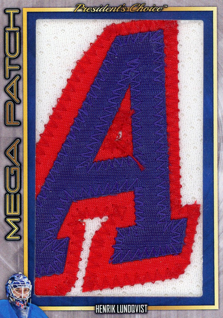 Henrik Lundqvist #2 Mega Memo (Patch) 1/1