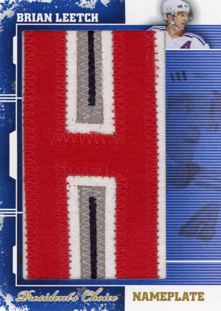 Brian Leetch Nameplate "H" 1/1