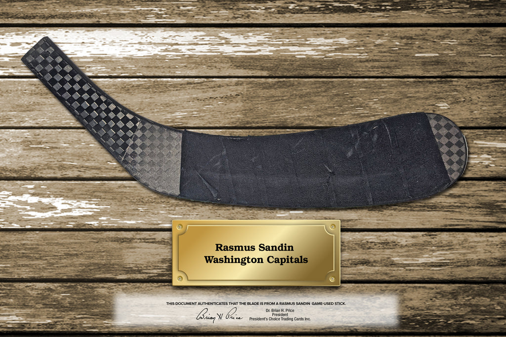 Rasmus Sandin Game Used Stick Blade
