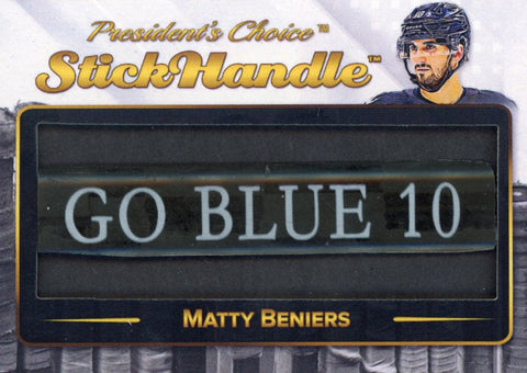 Matty Beniers StickHandle 1/1