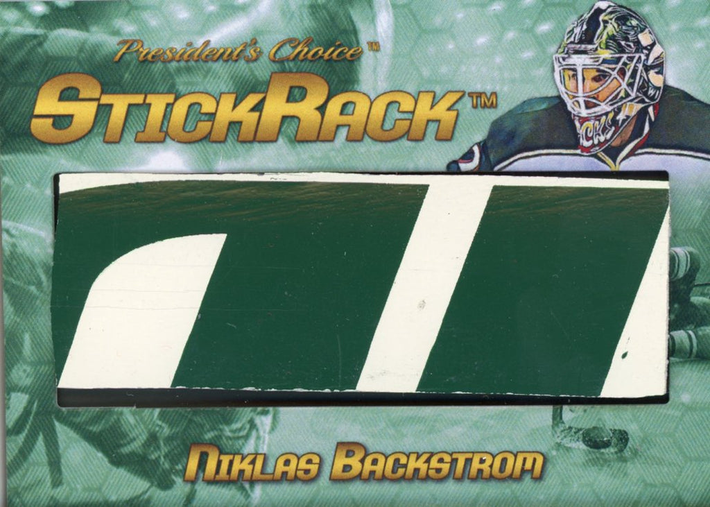 Niklas Backstrom StickRack 5/10