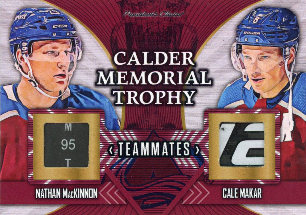 Colorado Avalanche Nathan MacKinnon & Cale Makar Teammates 4/5