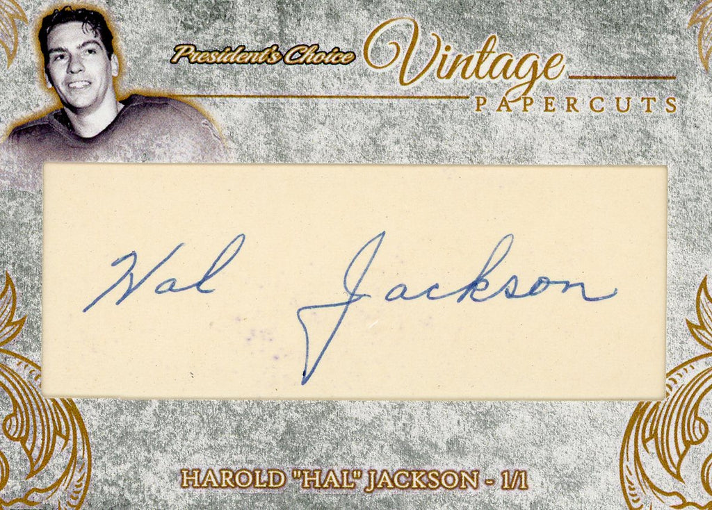 Harold "Hal" Jackson Vintage PaperCuts 1/1
