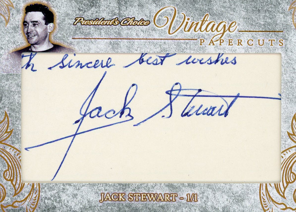 Jack Stewart #2 Vintage PaperCuts 1/1