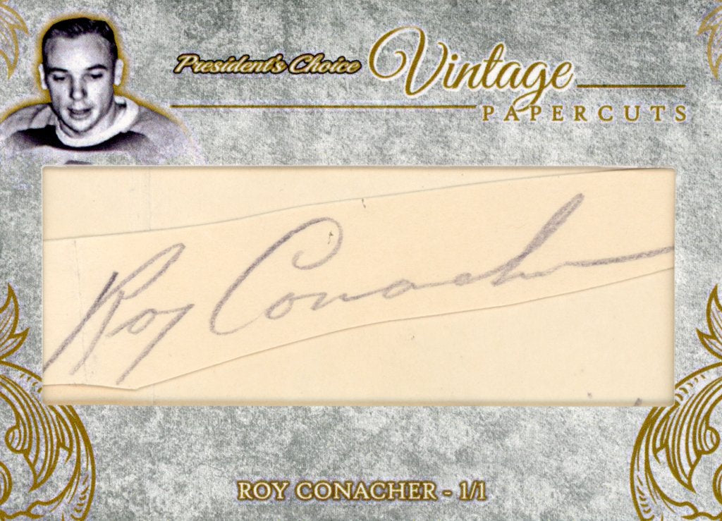 Roy Conacher Vintage PaperCuts 1/1
