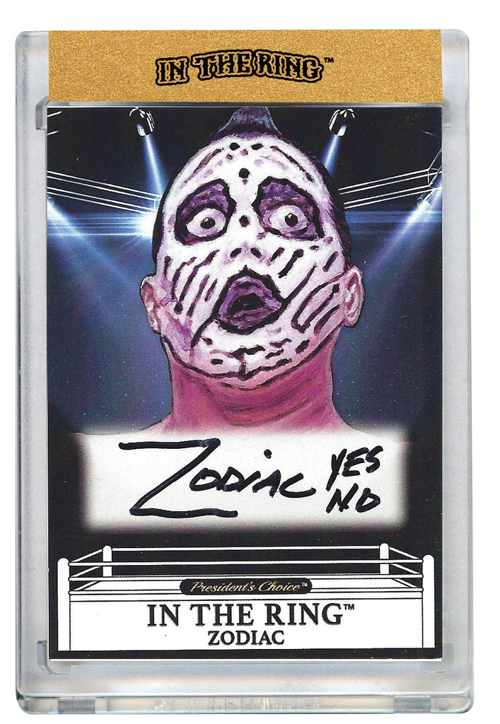 Zodiac In the Ring Autograph Card with Inscription 1 of 1