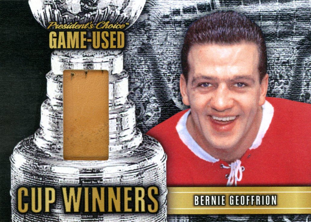 Bernie Geoffrion Cup Winners #'d 9/10