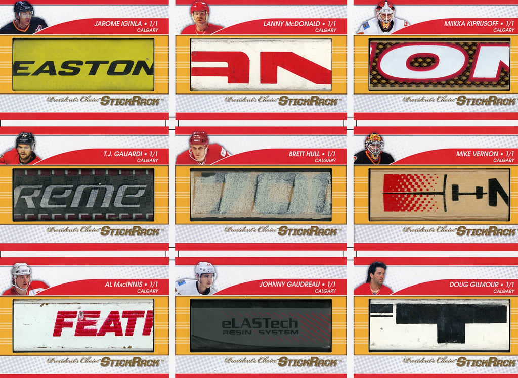 Calgary Flames Franchise Uncut Sheet /3